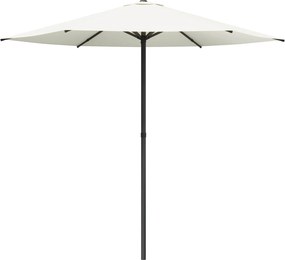vidaXL Ομπρέλα Κήπου 230 x 230 εκ Πολυεστέρας Ορθογώνιος Κρεμ