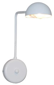Φωτιστικό Τοίχου - Απλίκα HL-3531-1 AM ALISON WHITE WALL LAMP - 21W - 50W - 77-3859