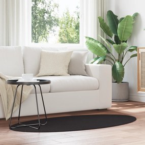 vidaXL Χαλιά "HUARTE" Μαύρο 80x150 εκ. Ωοειδές