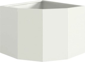 vidaXL Γωνιακό Ροδόδεντρο Λευκό 45 x 45 x 35 cm Ατσάλι