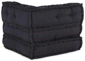 Modular Pouffe Anthracite 70x70x54 ύφασμα - Ανθρακί