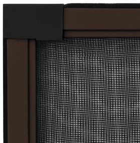 vidaXL Σήτα Παραθύρου Επεκτεινόμενη Καφέ (100-193)x75 εκ.