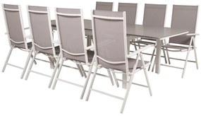 Σετ Τραπέζι και καρέκλες Dallas 2417, Polyξύλο, Ύφασμα, Μέταλλο | Epipla1.gr