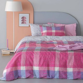 Σεντόνια Υπέρδιπλα (Σετ) Palamaiki Fashion FL6193 Φούξια ΧΩΡΙΣ ΛΑΣΤΙΧΟ 240x260