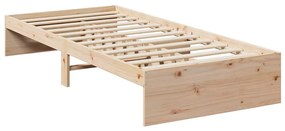 vidaXL Κρεβάτι ημέρας χωρίς στρώμα 100x200 cm Στερεό ξύλο πεύκο
