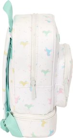 Σχολική Τσάντα Safta Unicornio Μπεζ 22 x 27 x 10 cm