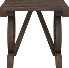 vidaXL Υποπόδια Κήπου 2 τεμ. από Μασίφ Ξύλο Ελάτης