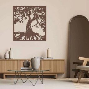 Διακοσμητικό τοίχου Λαμαρίνα Kp46 Nature - 1mx1m, Χρώμα Σκουριάς