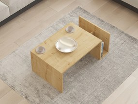 Τραπεζάκι Σαλονιού Sapphire Δρυς FRUFEAR 86.8x50x32.4