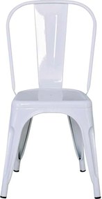 καρέκλα RELIX Steel Άσπρο 44x49x84cm