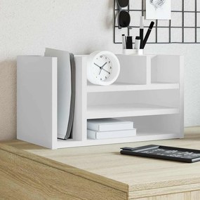 VidaXL Έπιπλο Οργάνωσης Γραφείου Λευκό 44,5x24x25 εκ. Επεξ. Ξύλο