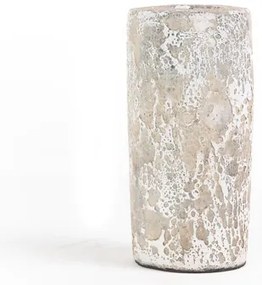 Κεραμικό Κηροπήγιο Slind White Classic Small (11x11x20) Soulworks 0630068