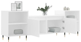 vidaXL Έπιπλο Τηλεόρασης Λευκό 160 x 35 x 55 εκ. Επεξεργασμένο Ξύλο