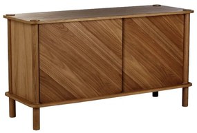 Μπουφές Italic D.Oak Doors 5719C5719-1 135x48x73.4cm Dark Oak Natural