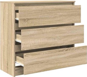 vidaXL Ντουλάπι Sonoma δρυς 80x35x76 εκ. Επεξεργασμένο Ξύλο