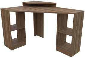 Γραφείο Γωνιακό Floating 322RTC1301 120x90x76,8cm Walnut