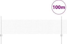 vidaXL Τεντώτο με στήριγμα Ασημί 0,5 x 100 μ Ατσάλι