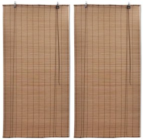 vidaXL Στόρια Σκίασης 2 Τεμαχίων 120 x 160 εκ. από Μπαμπού