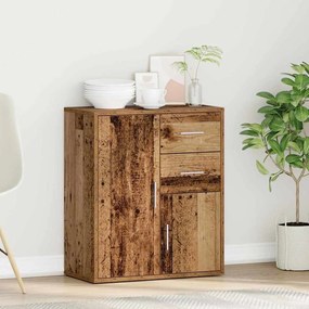 vidaXL Πλαϊνό γραφείο Παλιό ξύλο 60 x 31 x 70 εκ Επεξεργασμένο ξύλο