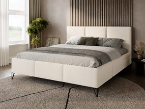 Επενδυμένο κρεβάτι Loren-Roz-200 x 200