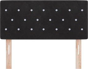 vidaXL LED κεφαλάρι με φώτα λωρίδας LED Μαύρο 100 cm Πολυεστέρας