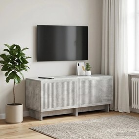 vidaXL Ντουλάπι TV Γκρι Σκυροδέματος Επεξεργασμένο Ξύλο