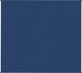 vidaXL Κουβέρτα Βαρύτητας Μπλε 200 x 230 εκ. 9 κ. Υφασμάτινη