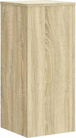 vidaXL Βάσεις Φυτών 2 Τεμ. Sonoma Δρυς 30x30x70 εκ. Επεξεργασμένο Ξύλο