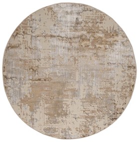 Στρογγυλό Χαλί All Season (Φ160) Βιοκαρπέτ Gossip 9026B Cream Gold