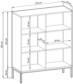 Μπουφές Palermo III-Gkri