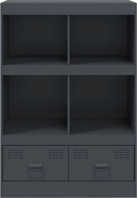 vidaXL Ντουλάπι Ανθρακί 67 x 39 x 95 εκ. από Ατσάλι