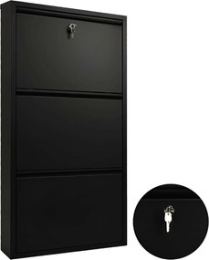 Shoe Cabinet Primo 3 - Black Black