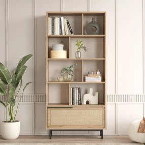 Βιβλιοθήκη Καρυδιά / Δρυς GUGIS 83,9x29,5x175,6