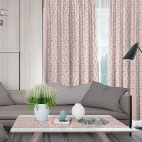 LINO ΚΟΥΡΤΙΝΑ CESIRA 301 ΜΕ ΤΡΕΣΑ PINK 135X270