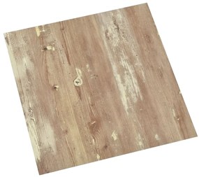 Δάπεδο Αυτοκόλλητο Καφέ 55 τεμ. 5,11 μ² από PVC