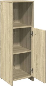 vidaXL Στήλη Μπάνιου Sonoma Δρυς 30 x 30 x 95 εκ. Επεξεργασμένο Ξύλο