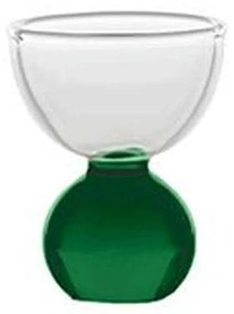 Αυγοθήκη Bilia BA01013 5x6cm Green-Clear Zafferano Glass