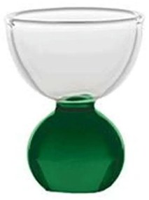 Αυγοθήκη Bilia BA01013 5x6cm Green-Clear Zafferano Γυαλί