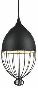 Φωτιστικό Οροφής Μονόφωτο Aca AD8042BK Black Matt