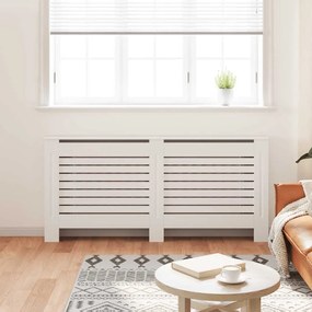 vidaXL Κάλυμμα Καλοριφέρ Λευκό 172 x 19 x 81,5 εκ. από MDF