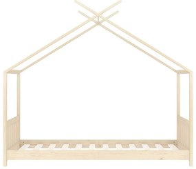 vidaXL Πλαίσιο Κρεβατιού Παιδικό 80 x 160 εκ. Μασίφ Ξύλο Πεύκου