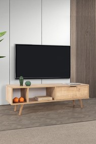 Έπιπλο Τηλεόρασης Sapphire Δρυς REFRO 160x35x18