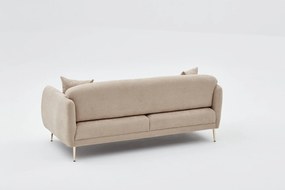 3-Seat Sofa-Bed Simena - Beige Beige
Gold