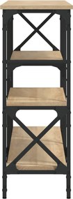 vidaXL Τραπέζι Κονσόλα Sonoma Δρυς 150 x 29 x 76,5 εκ. Επεξεργ. Ξύλο