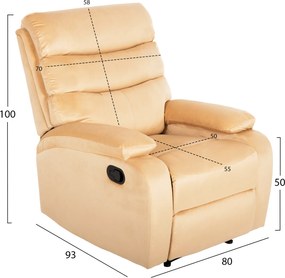 ΠΟΛΥΘΡΟΝΑ ΜΑΣΑΖ YASUMU HM9784.05 ΕΚΡΟΥ ΒΕΛΟΥΔΟ 80x93x100Υεκ.