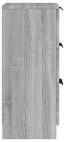 Ντουλάπι Γκρι Sonoma 30x30x70 εκ. από Επεξεργασμένο Ξύλο - Γκρι