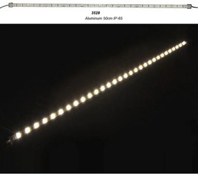 Adeleq Μπάρα Led Μίνι Αλουμινίου 50Cm 12Vdc 2.5W 30Led Θερμό Ip65 30-3330500