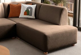 Corner Sofa S-Loft Right - Brown Brown