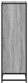 vidaXL Ντουλάπι βιβλίων Γκρι Sonoma 40x35x107,5 cm Κατασκευασμένο ξύλο