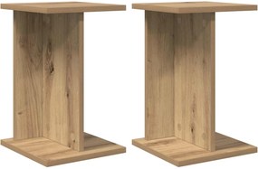 vidaXL Βάση φυτών 2 pcs Τεχνίτικη Δρυς 25 x 25,5 x 40,5 εκ.